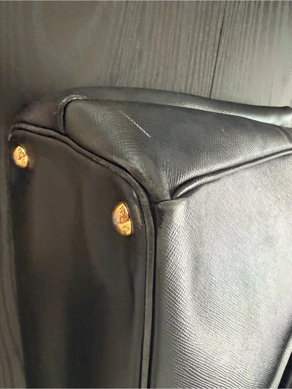Prada Black Saffiano Tote Bag